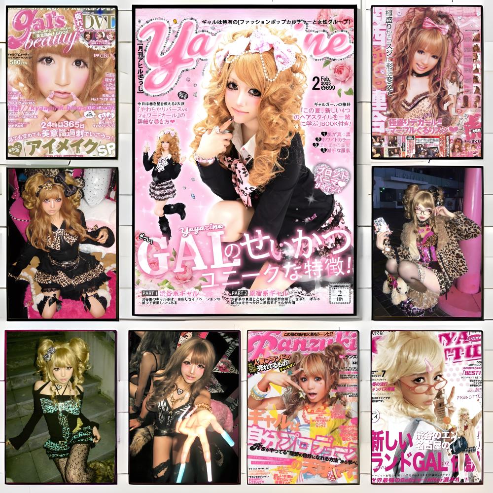 Home Decor Magazine - Magazine G-gyaru Japanese 90s Poster Wall