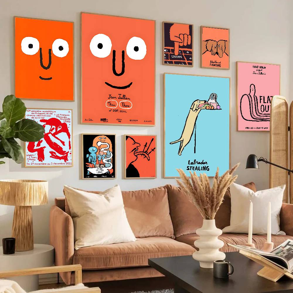 Home Decor Wallpaper - French Illustrator J-Jean Art Jullien Movie
