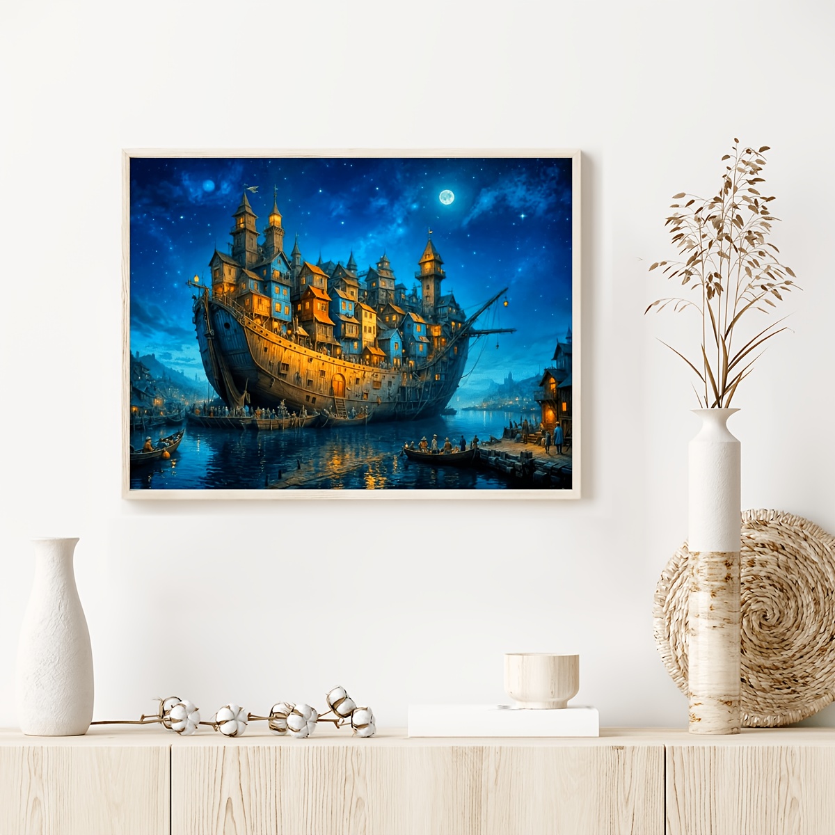 Home Decor Under 500 - 500/1000/1200/2000PCS Puzzles for Adults Houses Under