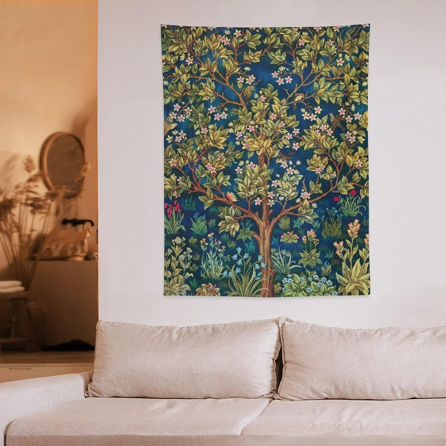 Home Decor Medieval - Tree of Life Tapestry Wall Hanging,Medieval