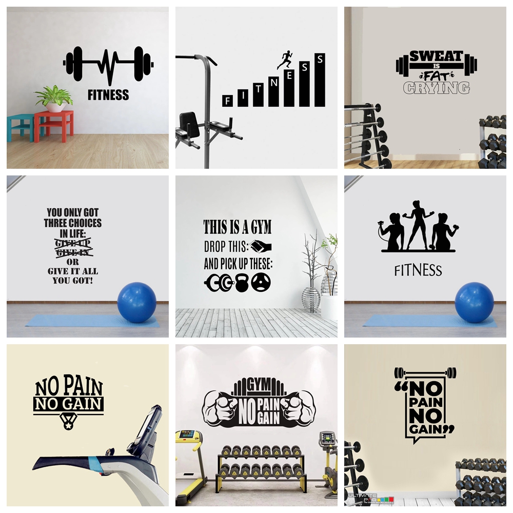 Home Decor Wallpaper - 1 pc hot sale GYM culture