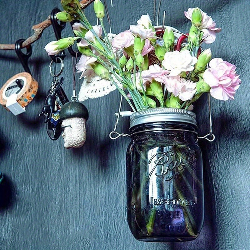 8pcs Plastic Mason Jar Set wit - огляд і ціна Terrarium Glass Bottle