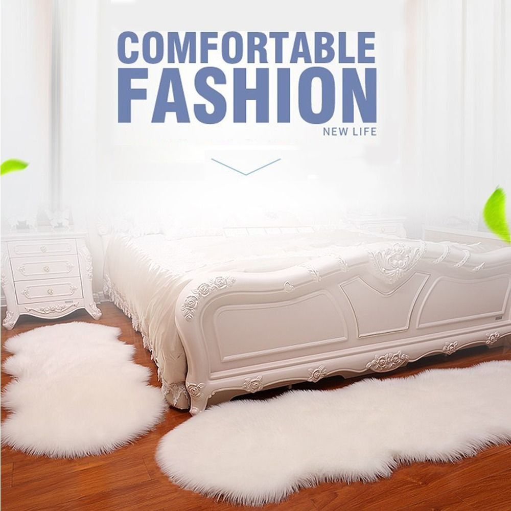 Washable Fluffy Shaggy Long Ha - огляд і ціна Cowhide Rug Faux