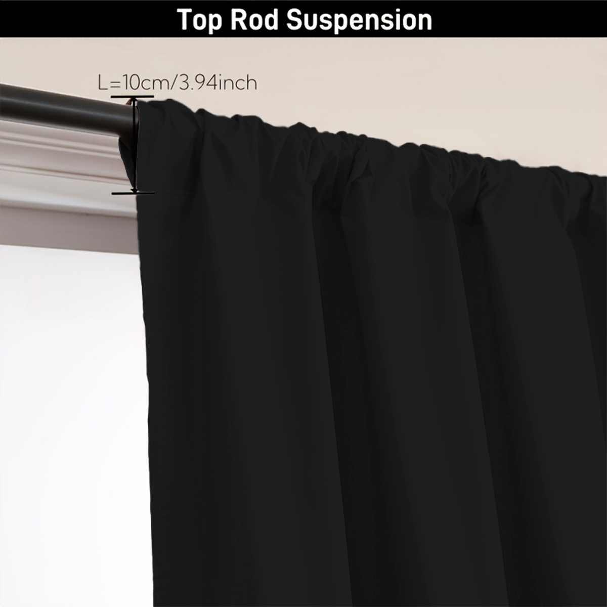 1 Piece of Simple Solid Color  - огляд і ціна Home Decor Curtain