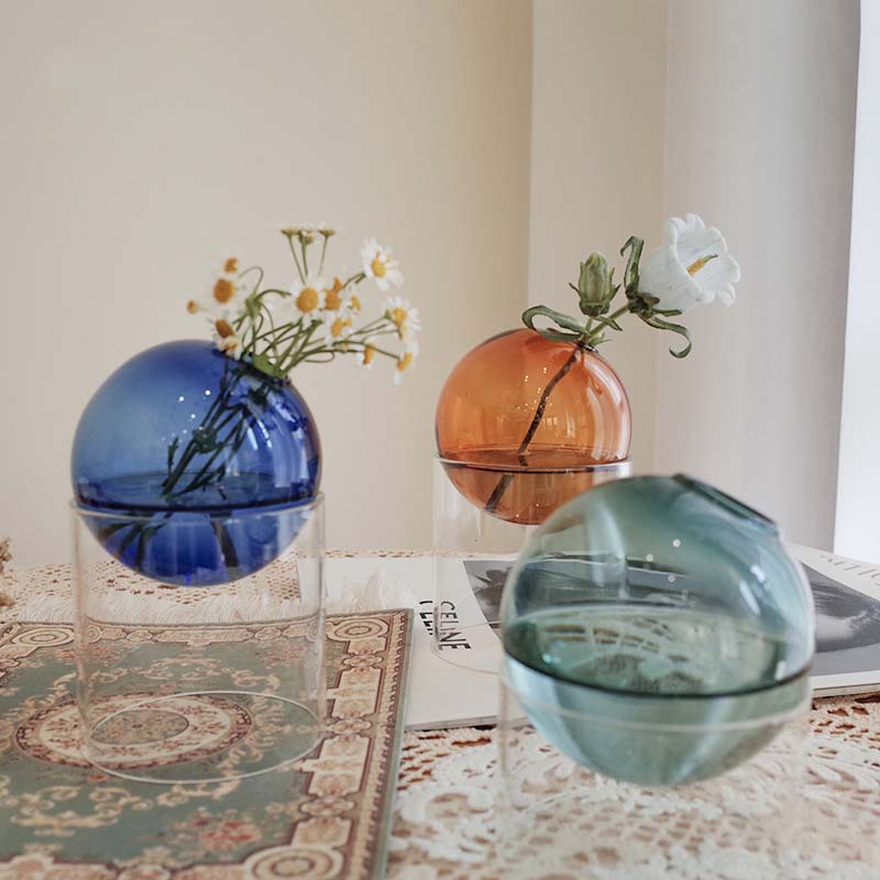 Mini Round Flower Vase Hydropo - огляд і ціна Terrarium Glass Bottle