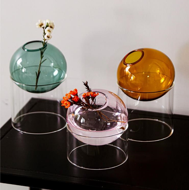 Mini Round Flower Vase Hydropo - огляд і ціна Terrarium Glass Bottle