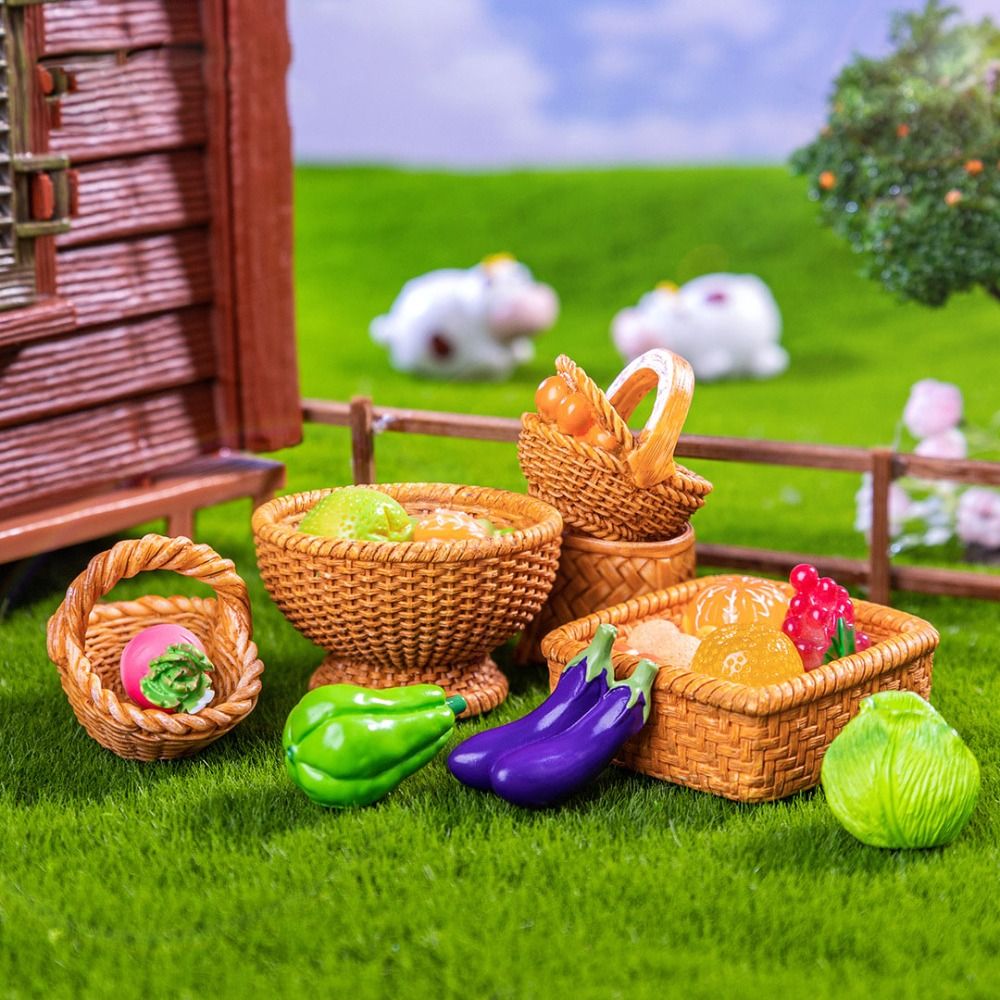 2pcs 1/12 Dollhouse Rattan Fra - огляд і ціна Home Decor Rattan