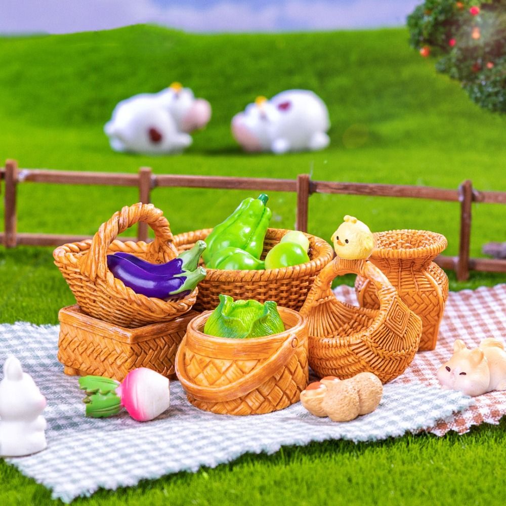 2pcs 1/12 Dollhouse Rattan Fra - огляд і ціна Home Decor Rattan