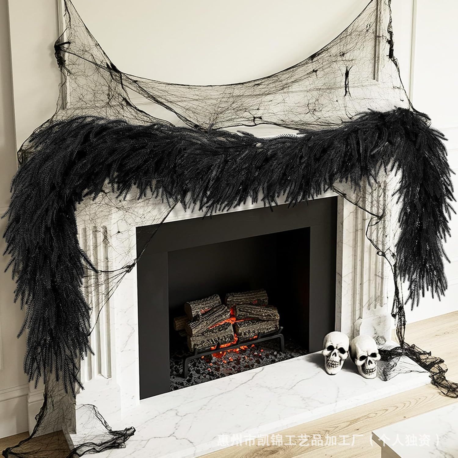 Black Norfolk Pine Halloween R - огляд і ціна Home Decor Rattan