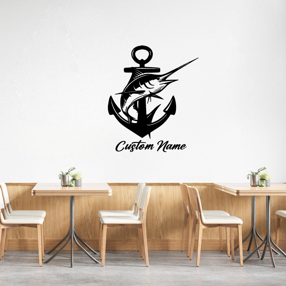 1PC Excellent Swordfish Person - огляд і ціна Home Decor Wallpaper