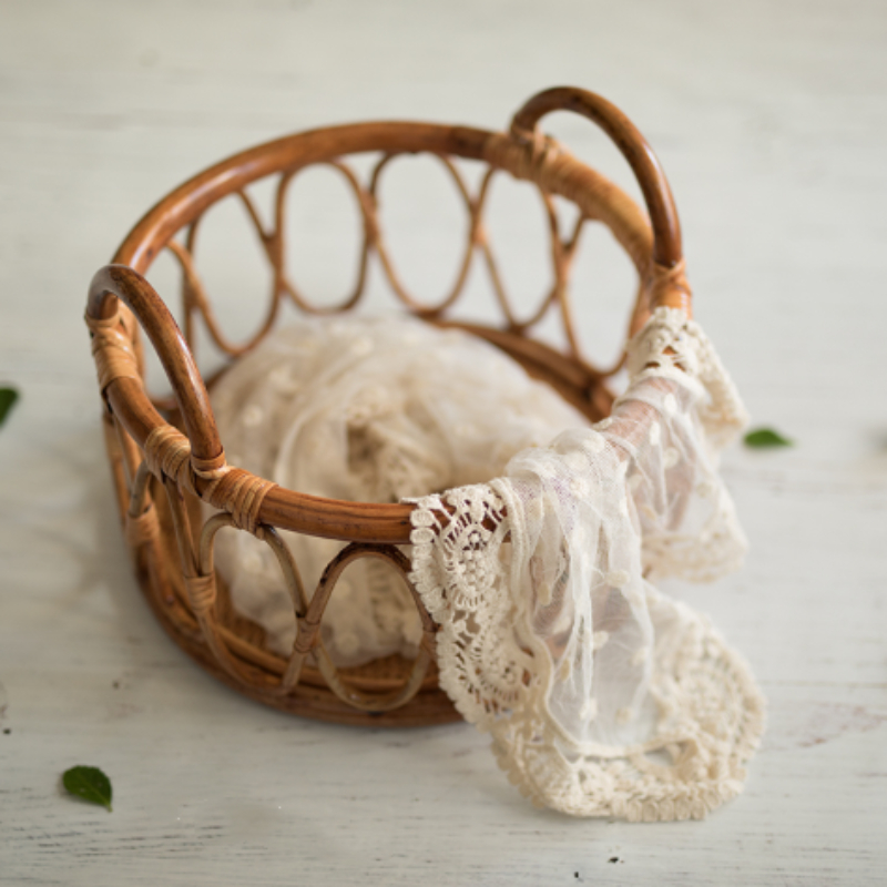 Baby Rattan Basket Newborn Pho - огляд і ціна Home Decor Rattan