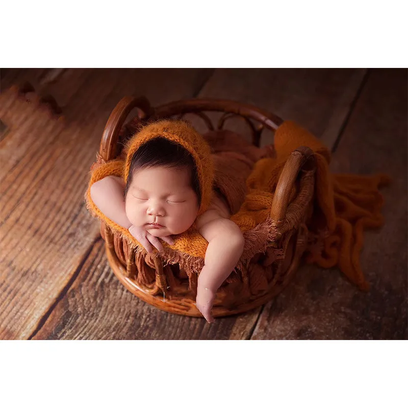 Baby Rattan Basket Newborn Pho - огляд і ціна Home Decor Rattan