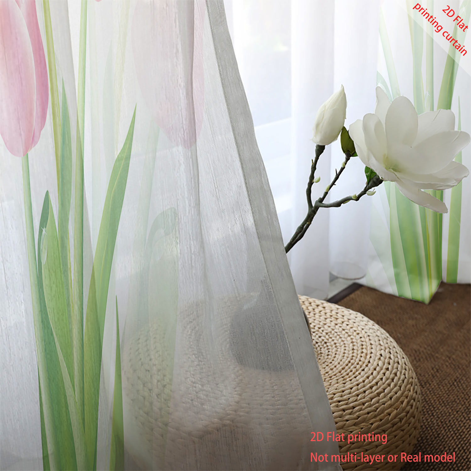 Pink tulip print transparent g - огляд і ціна Home Decor Youtube