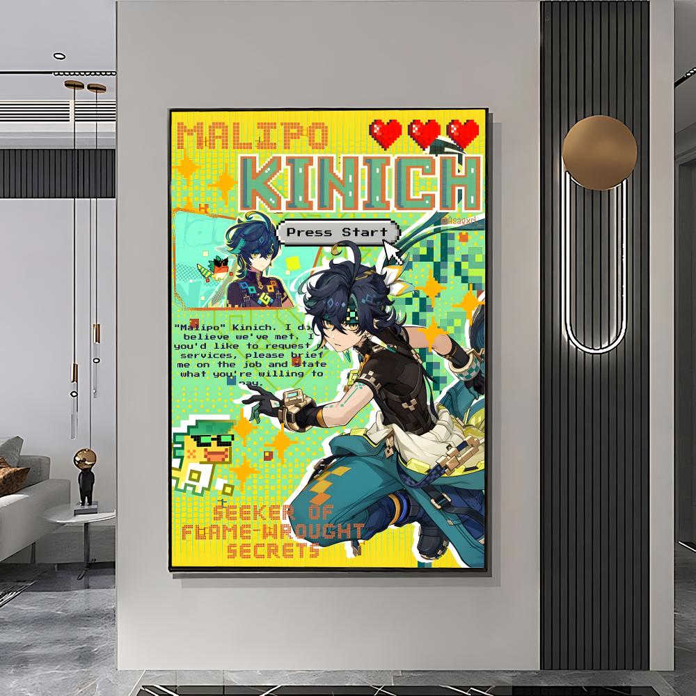 genshin magazine style Poster  - огляд і ціна Home Decor Magazine