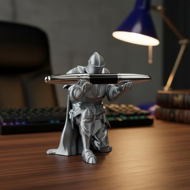 Knight Pen Holder Resin Mediev - огляд і ціна Home Decor Medieval