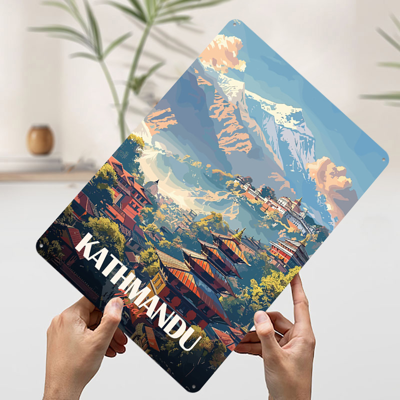Kathmandu Nepal Cityscape Post - огляд і ціна Home Decor Kathmandu