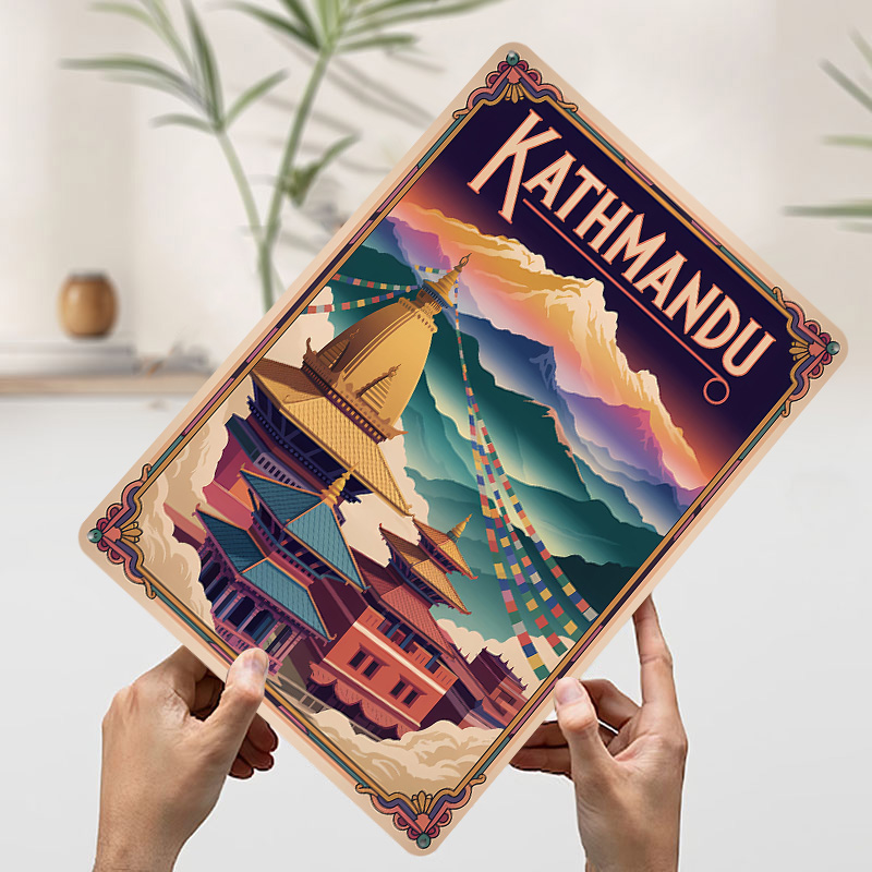 Kathmandu Travel Art Printing  - огляд і ціна Home Decor Kathmandu