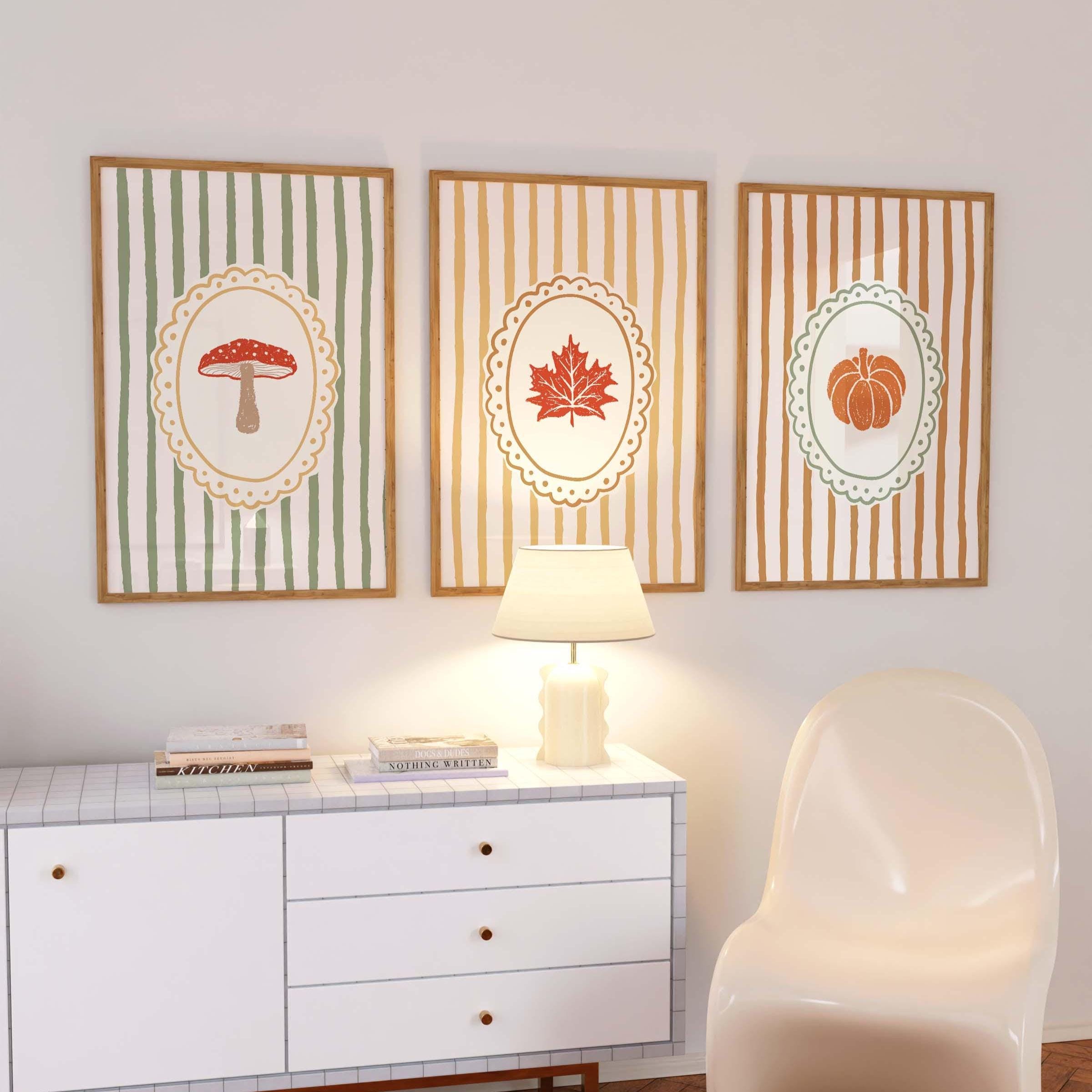 3pcs/Set Striped Fall Pumpkin  - огляд і ціна Home Decor Youtube