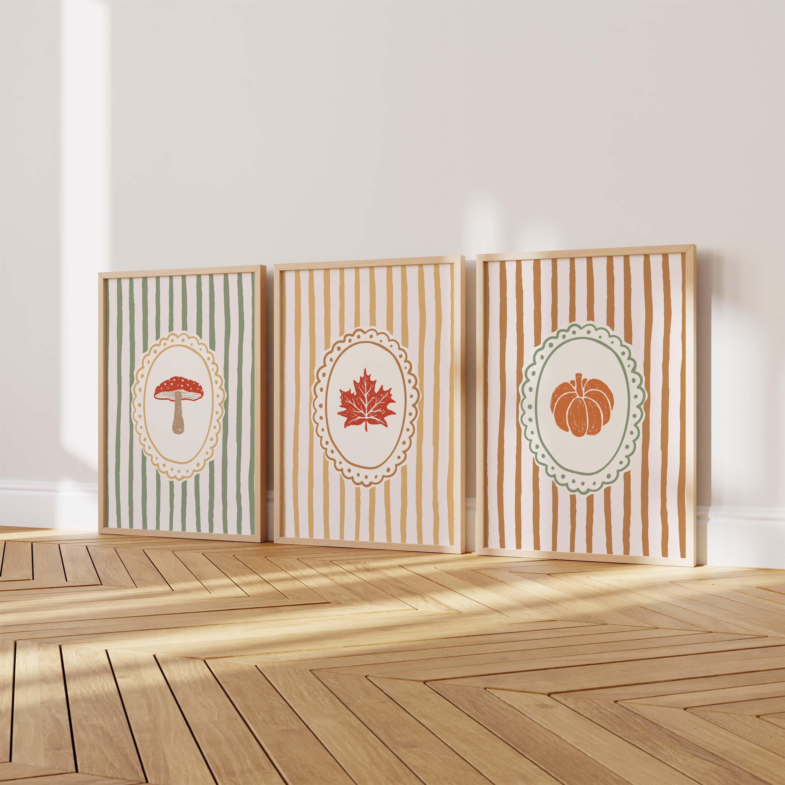 3pcs/Set Striped Fall Pumpkin  - огляд і ціна Home Decor Youtube