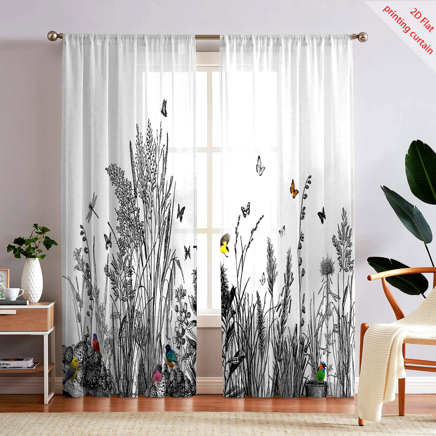 Plant Printed Transparent Scre - огляд і ціна Home Decor Youtube