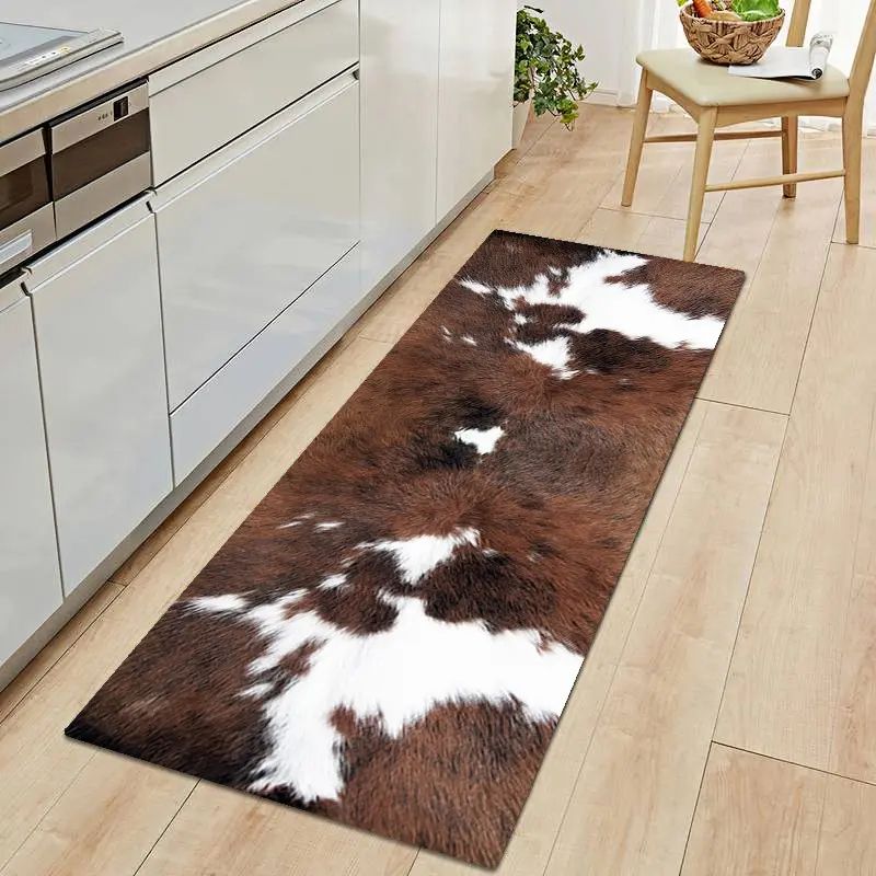 VIKAMA 1/2Pcs Western Cow Prin - огляд і ціна Cowhide Rug Faux