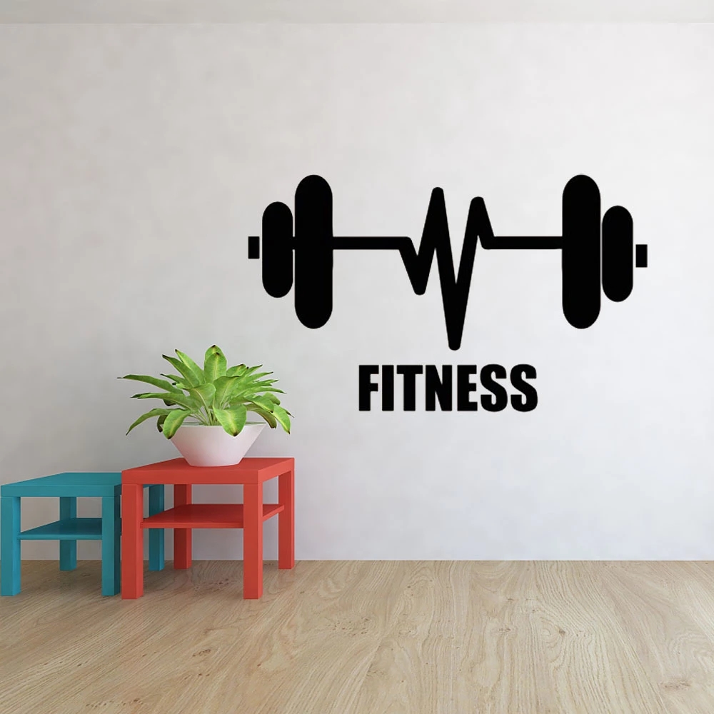 1 pc hot sale GYM culture Wall - огляд і ціна Home Decor Wallpaper