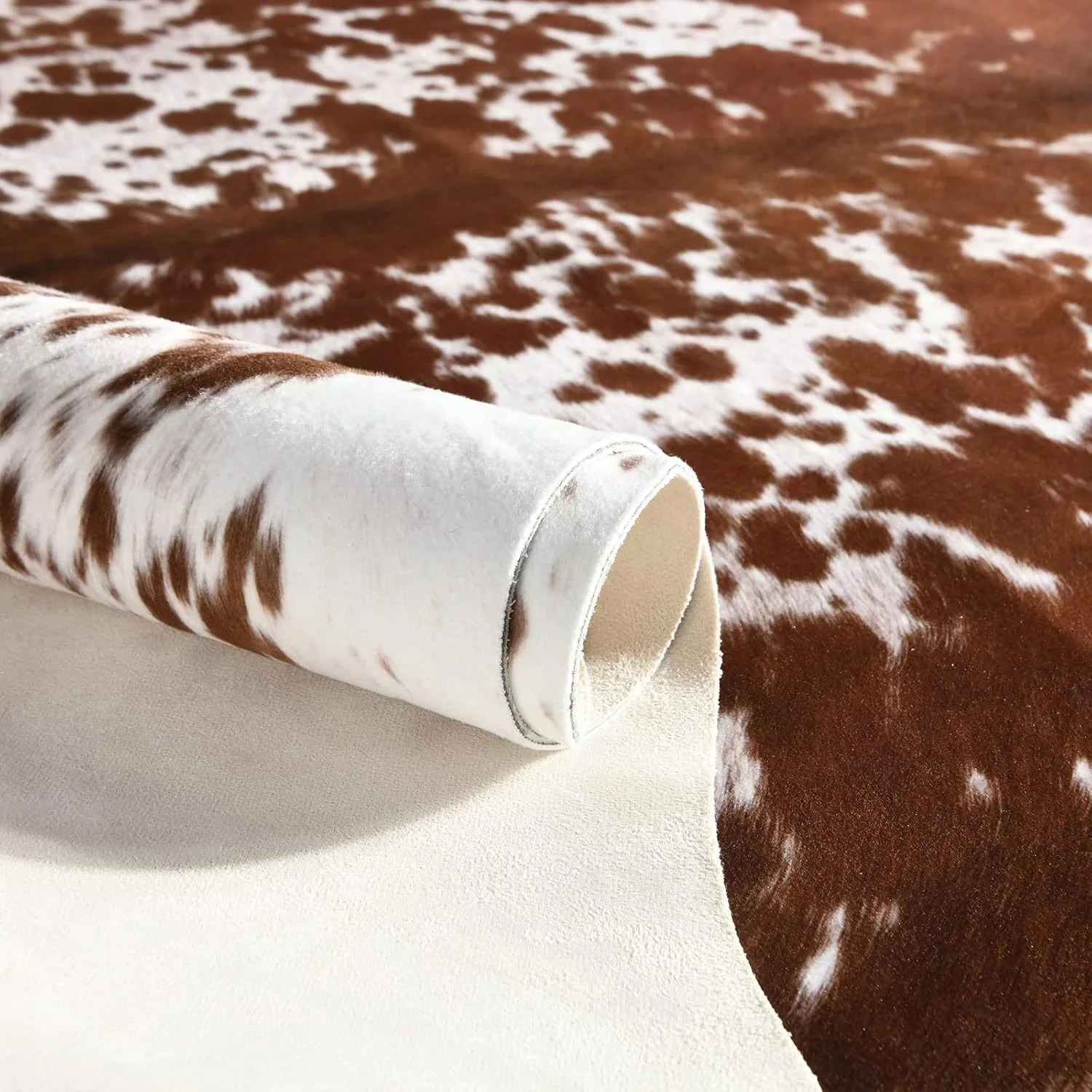 Premium Cow Print Faux Hide Ru - огляд і ціна Cowhide Rug Faux