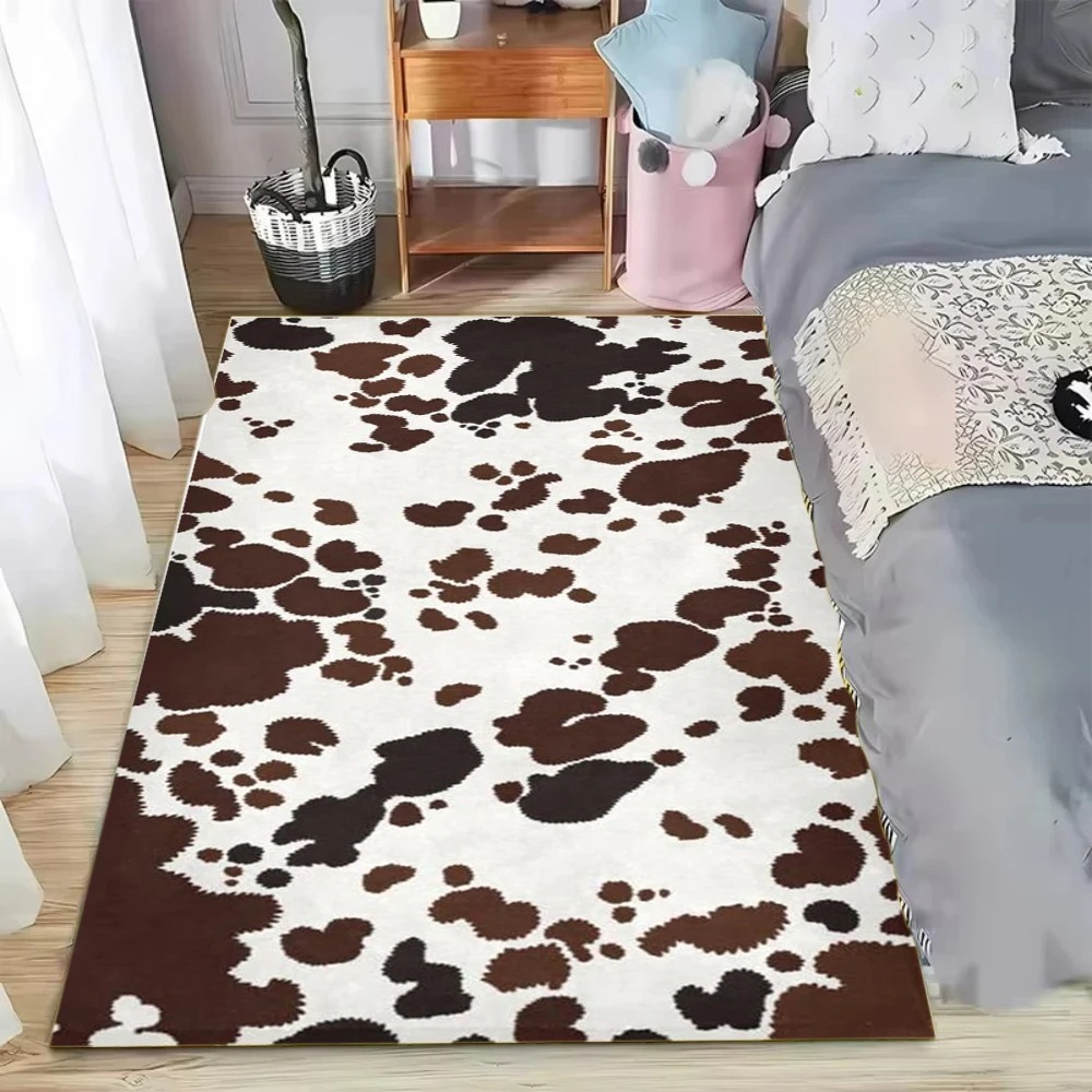 Faux Cowhide Pattern Area Rug  - огляд і ціна Cowhide Rug Faux