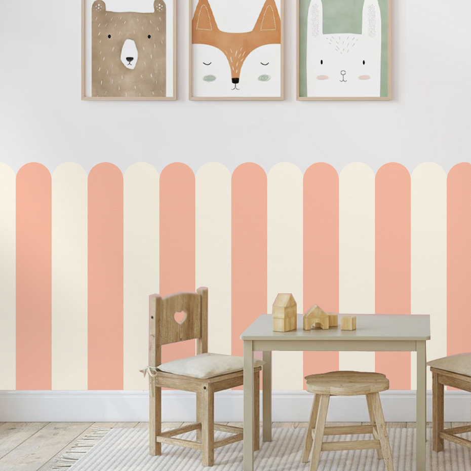 Multicolor Vertical Striped Ar - огляд і ціна Home Decor Wallpaper