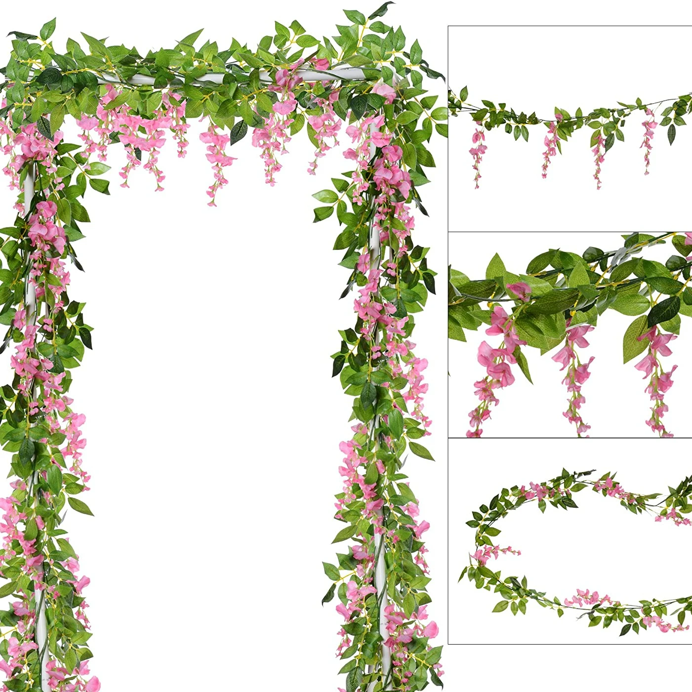 1.8M Artificial Flowers Silk A - огляд і ціна Home Decor Rattan