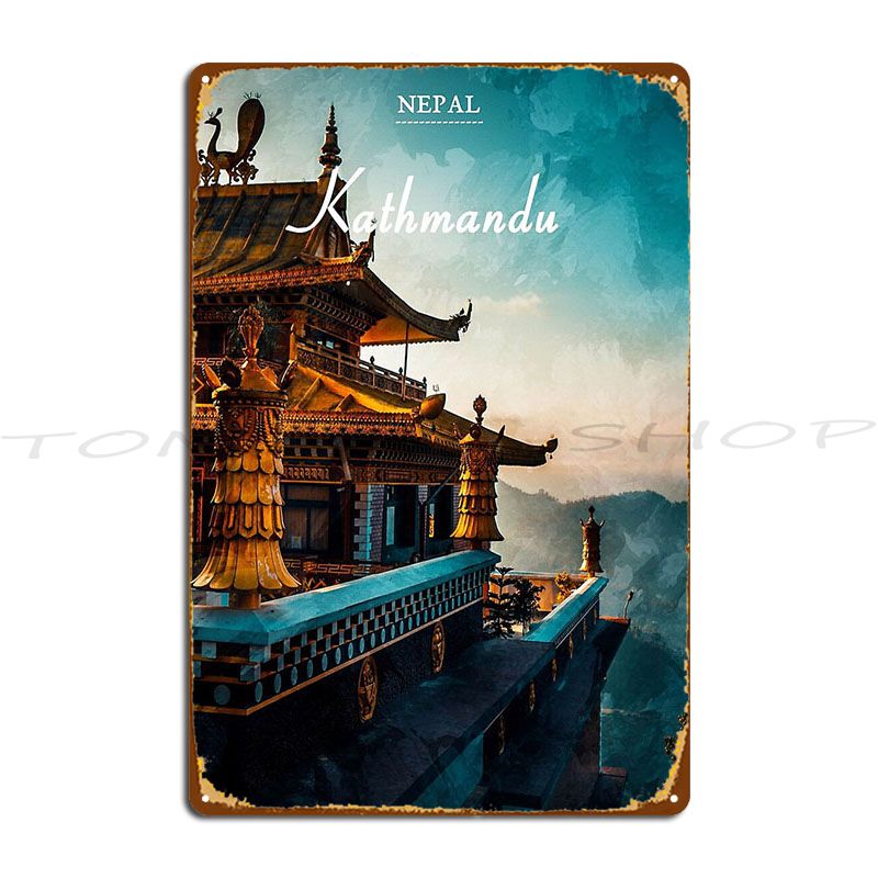 Kathmandu Nepal Travel Metal S - огляд і ціна Home Decor Kathmandu